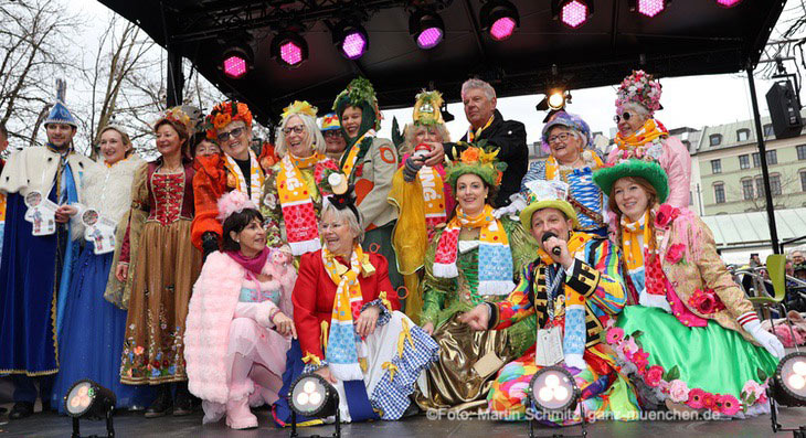 Tanz der Marktweiber auf dem Viktualienmarkt 13.02.2024 (&copy;Fotos:Martin Schmitz)